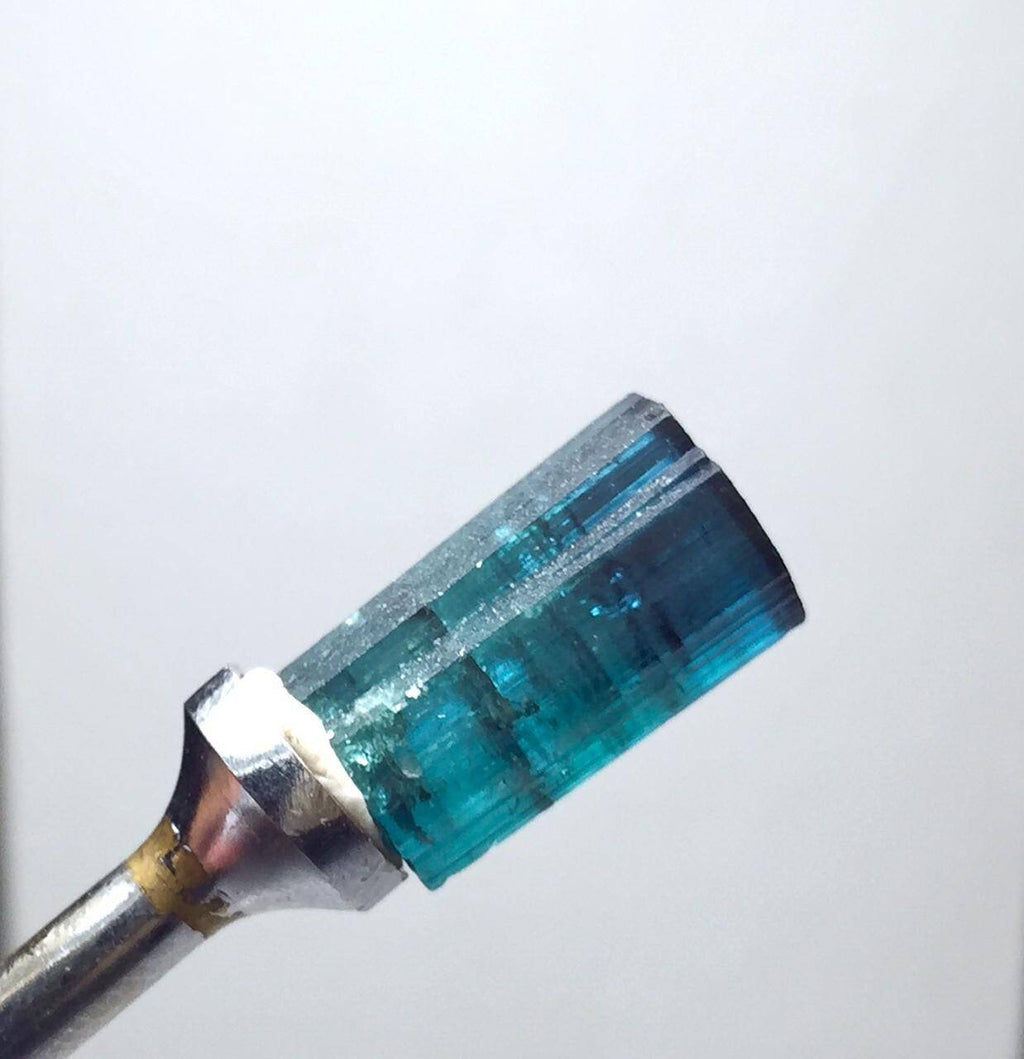 Blue Cap Tourmaline Crystal