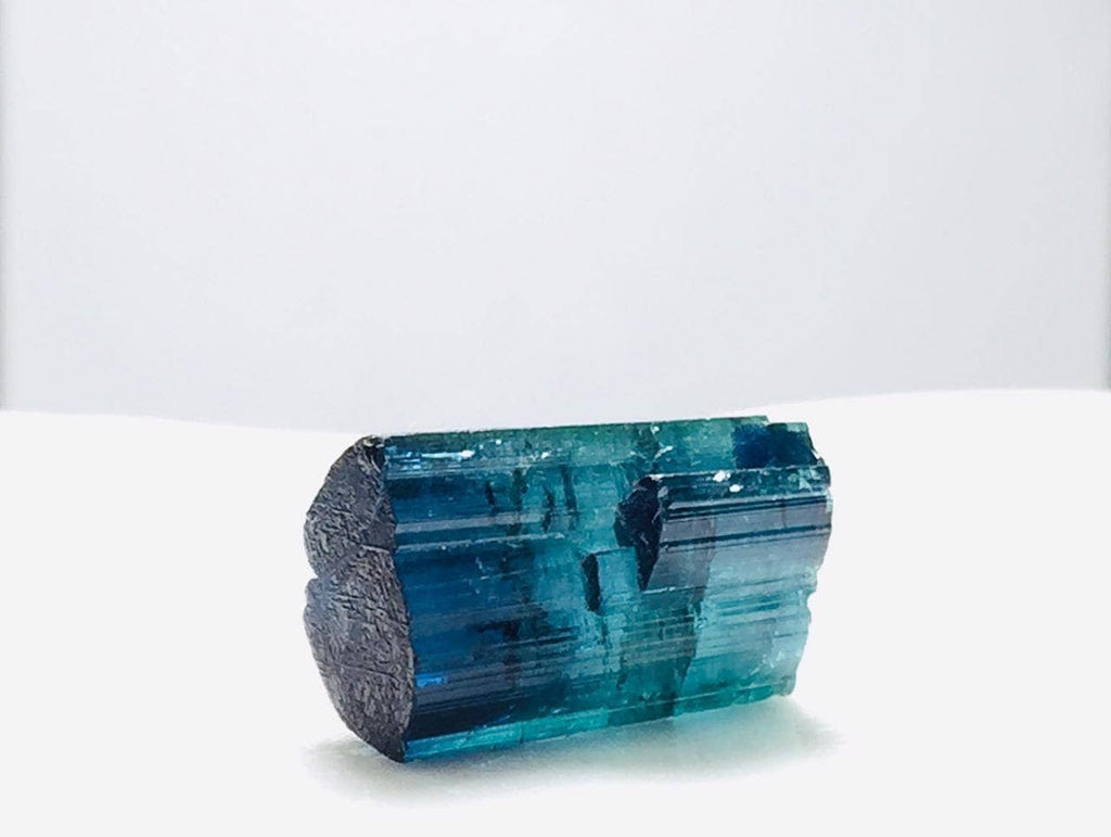 Blue Cap Tourmaline Crystal