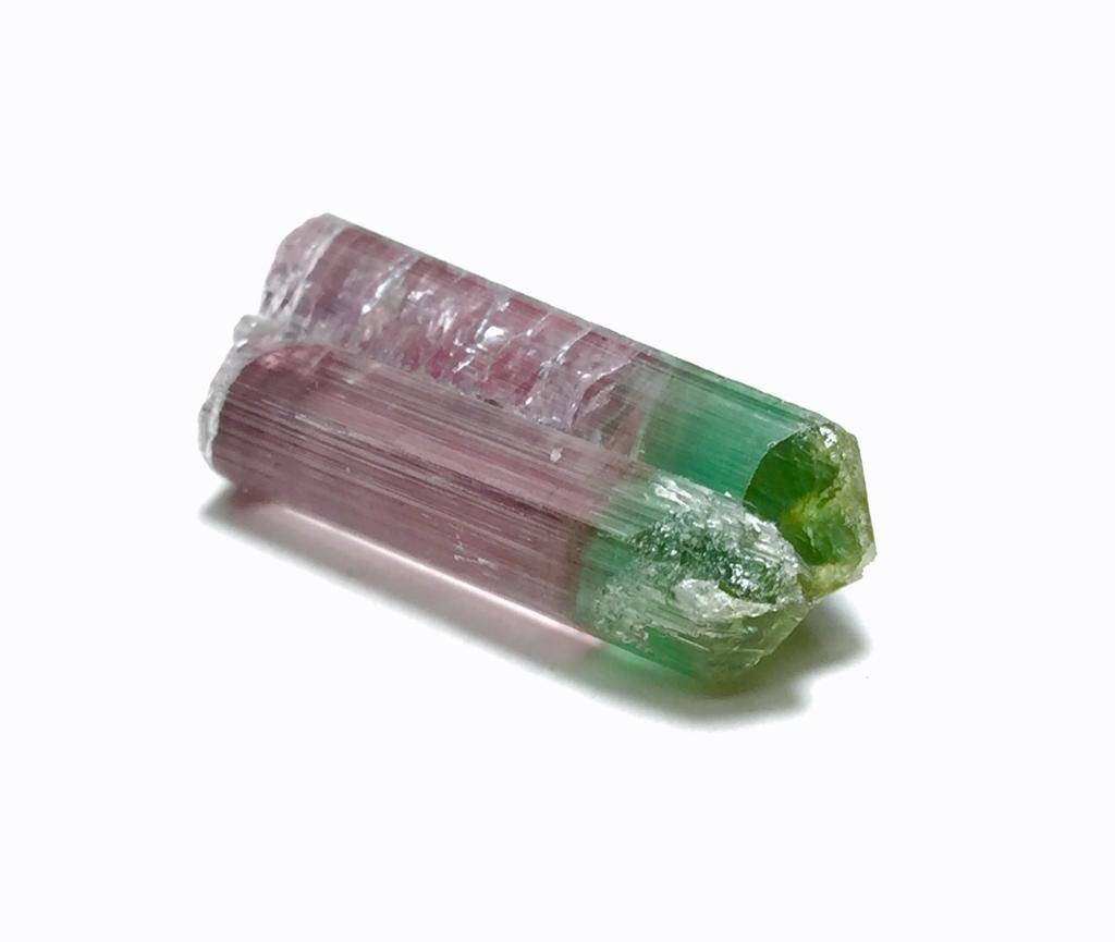 Bi Color Terminated Tourmaline Crystals
