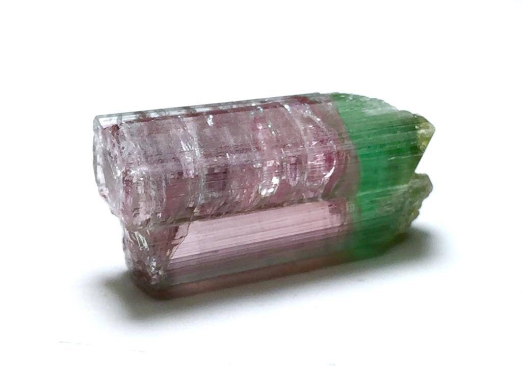 Bi Color Terminated Tourmaline Crystals