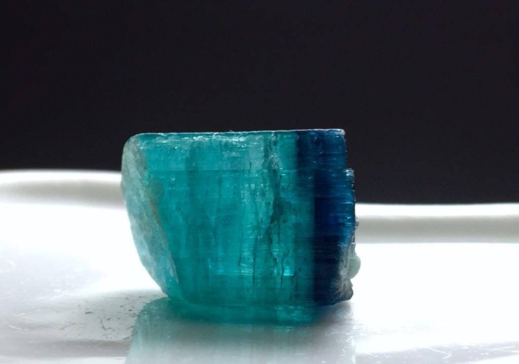 Blue Cap Tourmaline Specimen