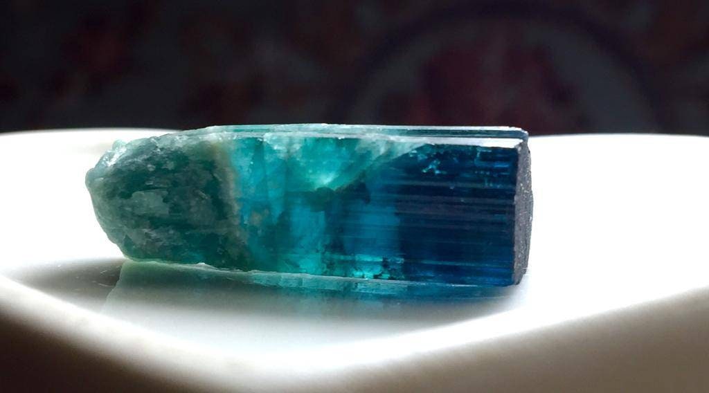 Indicolite Blue Tourmaline Crystal