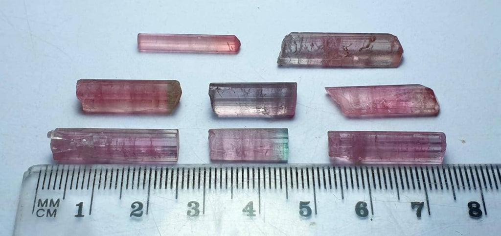 Pink Color Tourmaline Crystals lot