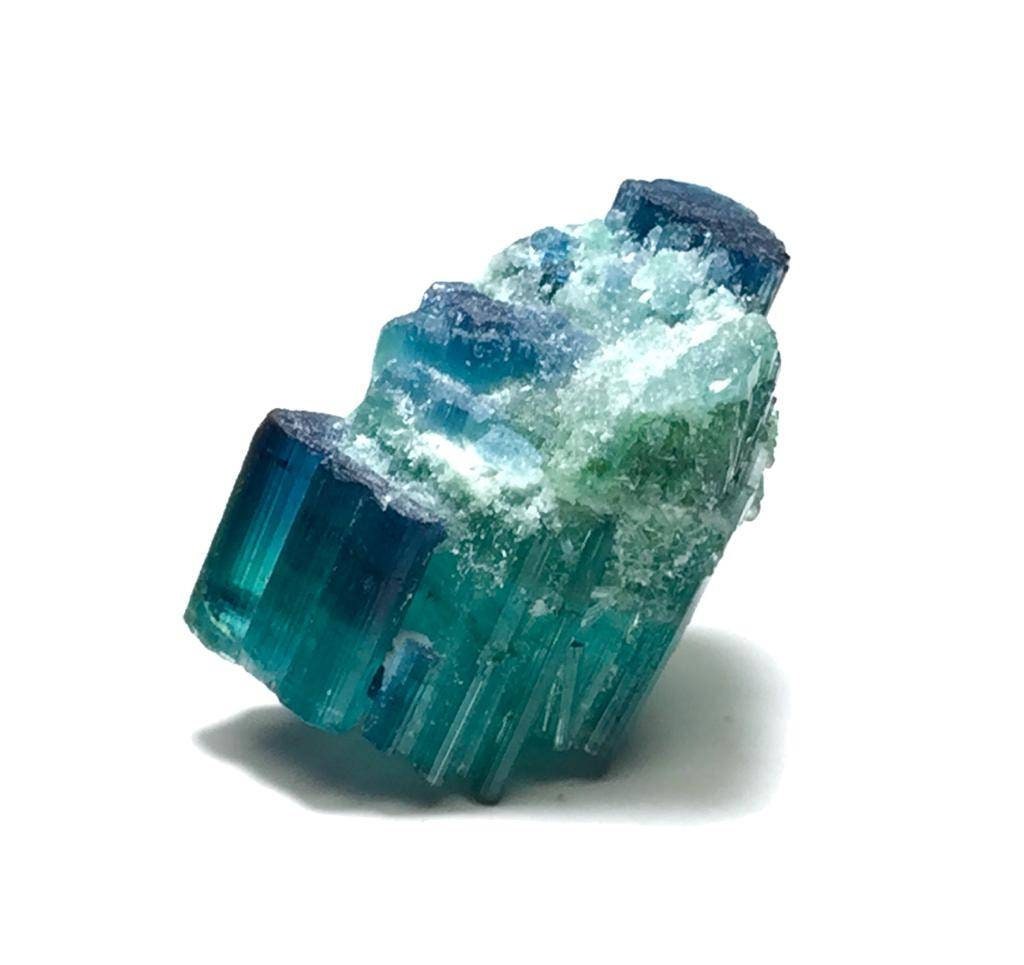 Blue Indicolite Tourmaline Spray Specimen