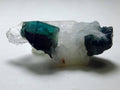 Blue Cap Tourmaline Specimen: 46 Carat Natural Bi-Color Crystal