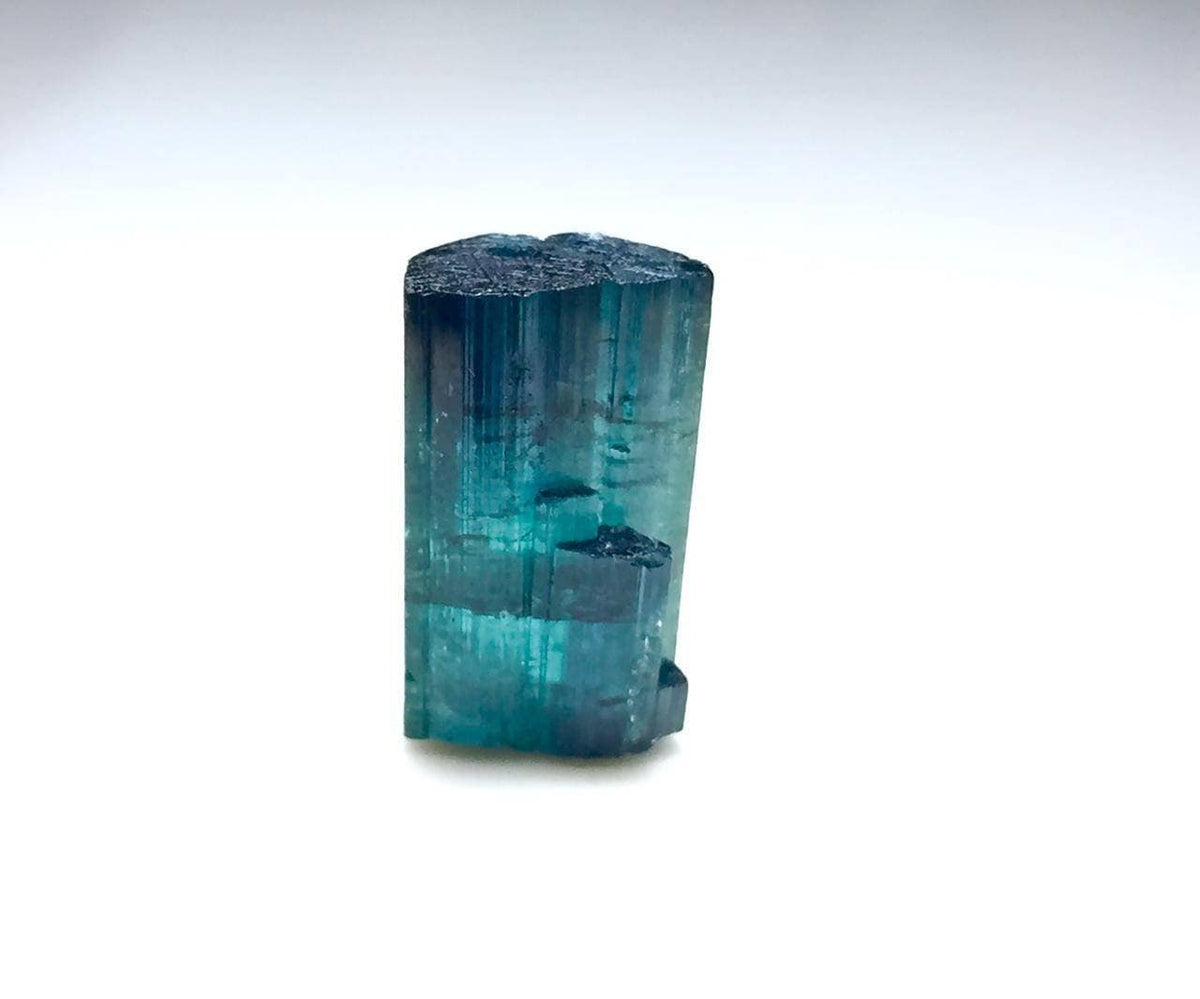 Blue Cap Tourmaline Crystal