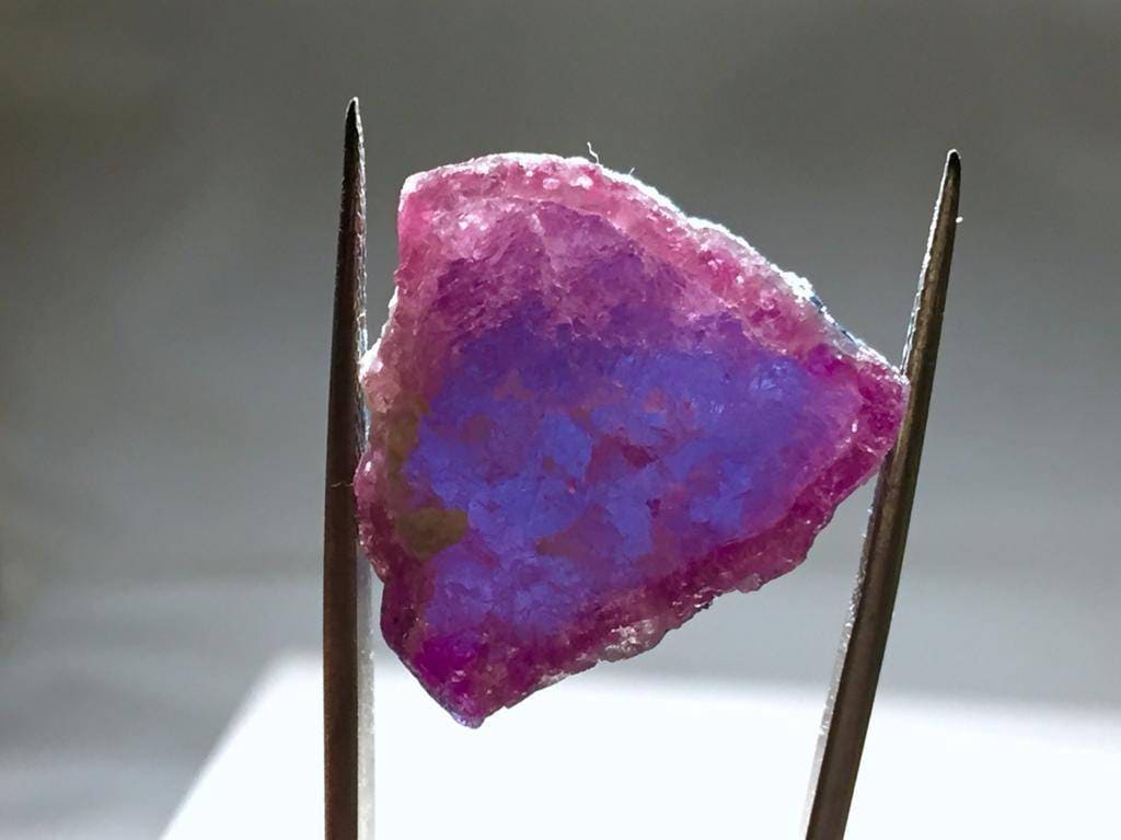 Blue Cap Bi Color Tourmaline Specimen