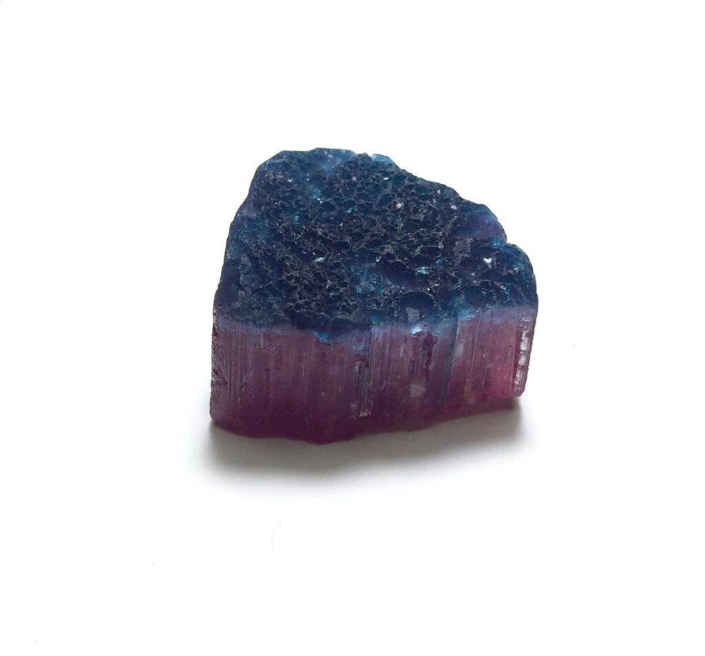 Blue Cap Bi Color Tourmaline Specimen