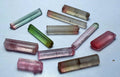 Bi Color Tourmaline Crystals lot