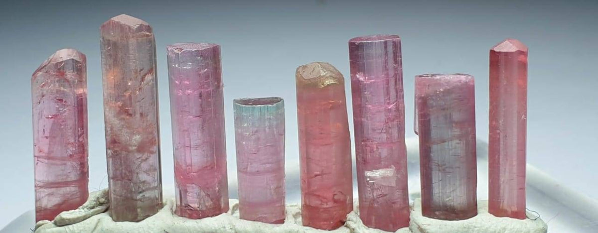 Pink Color Tourmaline Crystals lot