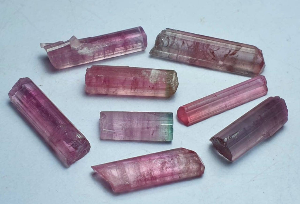 Pink Color Tourmaline Crystals lot