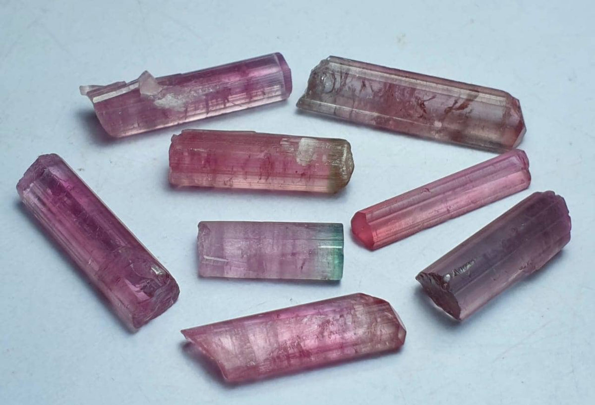 Pink Color Tourmaline Crystals lot