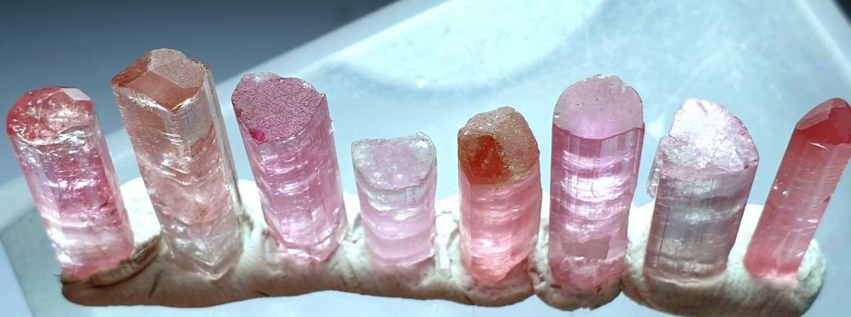 Pink Color Tourmaline Crystals lot