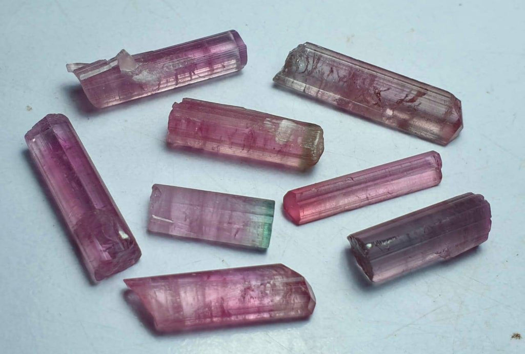 Pink Color Tourmaline Crystals lot