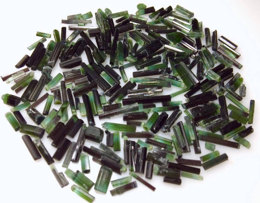 Jewellery Size Tourmaline Crystals lot