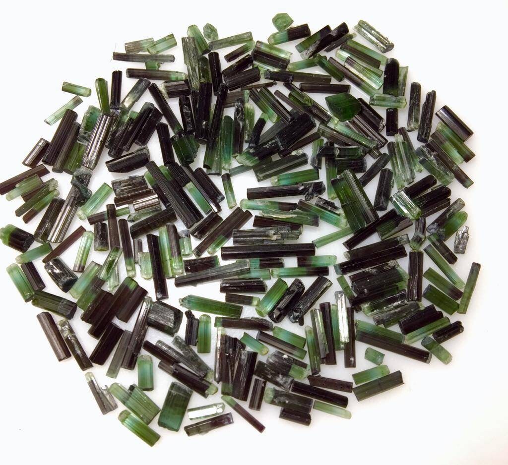 Jewellery Size Tourmaline Crystals lot
