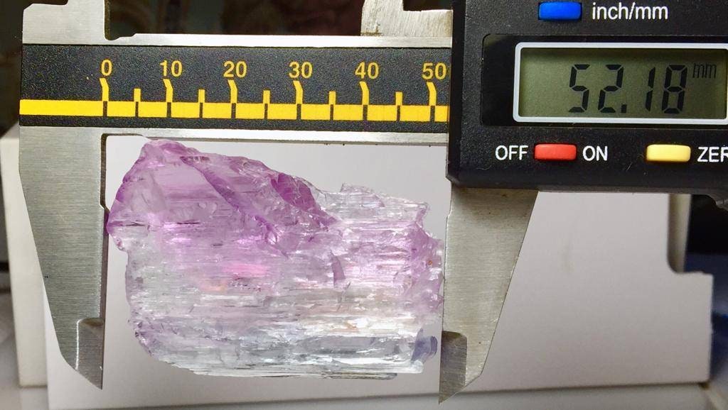 Pink Bi Color Kunzite Crystal