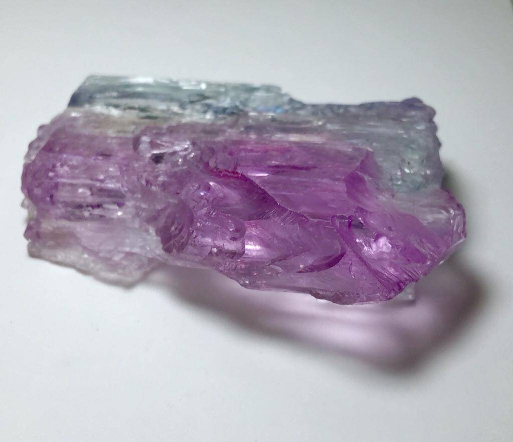 Pink Bi Color Kunzite Crystal
