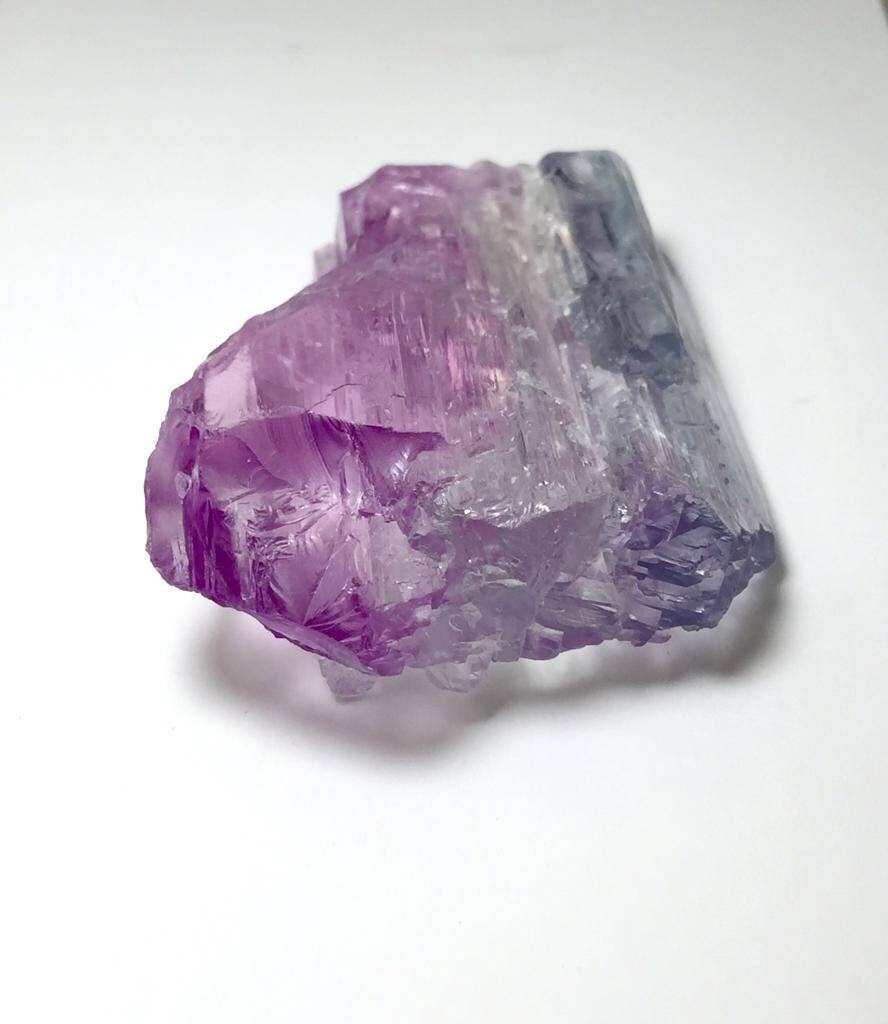 Pink Bi Color Kunzite Crystal