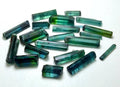 Bluesh Indicolite Tourmaline Crystals lot