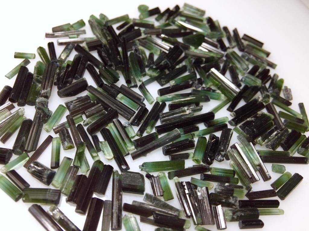 Jewellery Size Tourmaline Crystals lot
