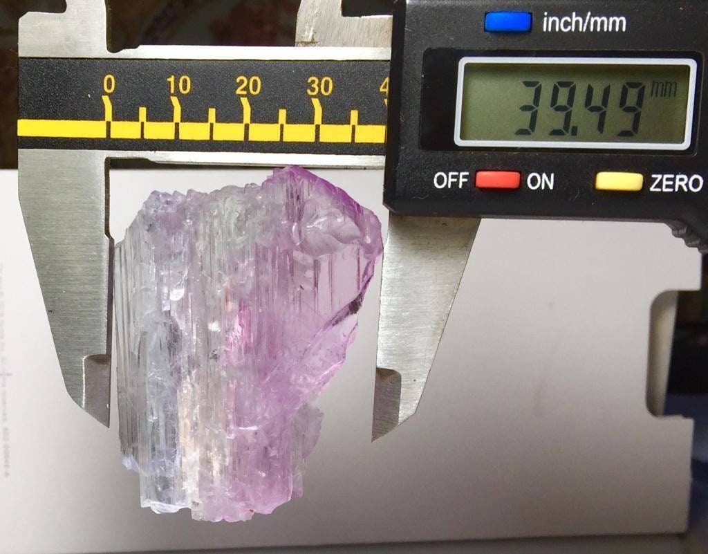 Pink Bi Color Kunzite Crystal