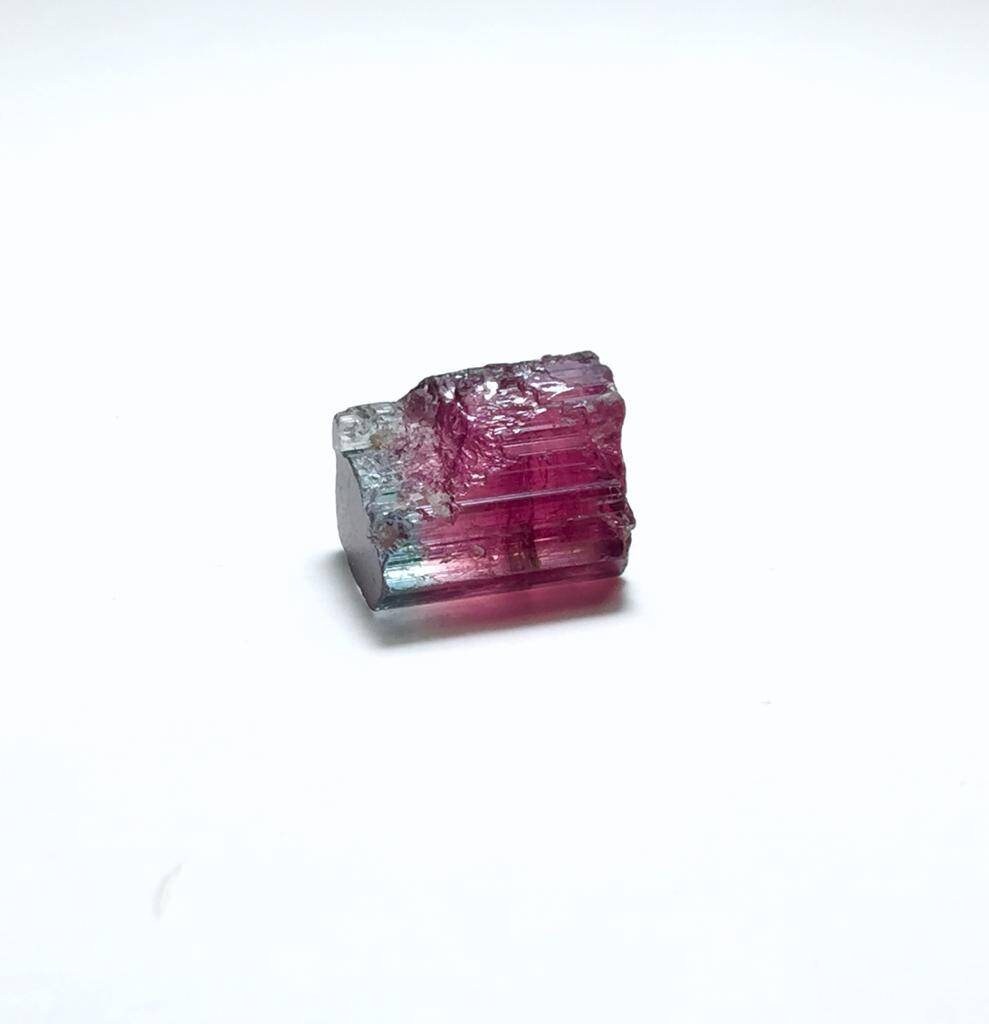 Blue Cap Watermelon Tourmaline Crystal