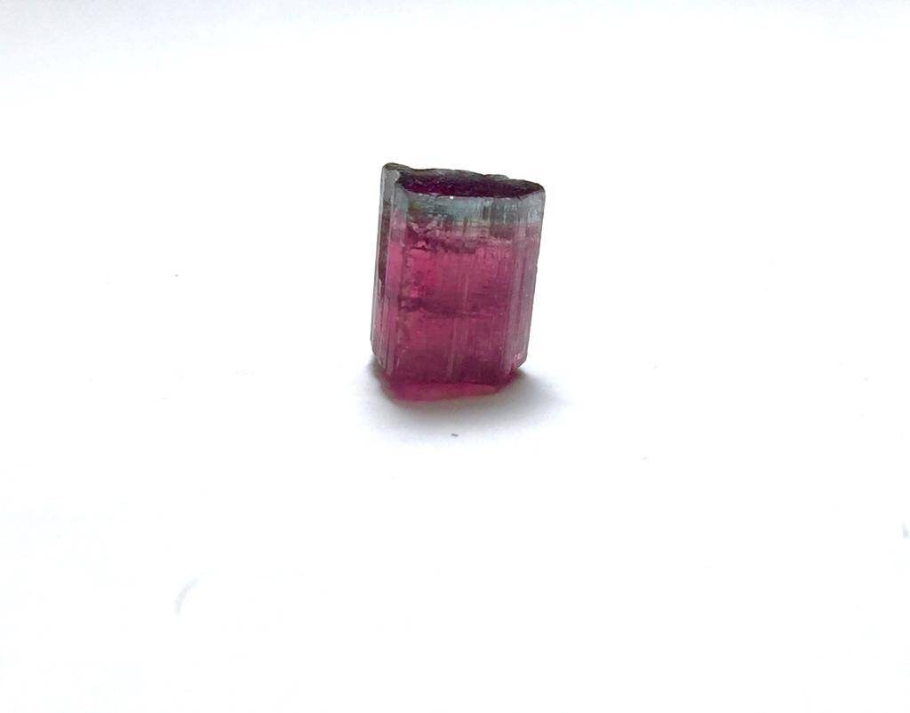 Blue Cap Watermelon Tourmaline Crystal