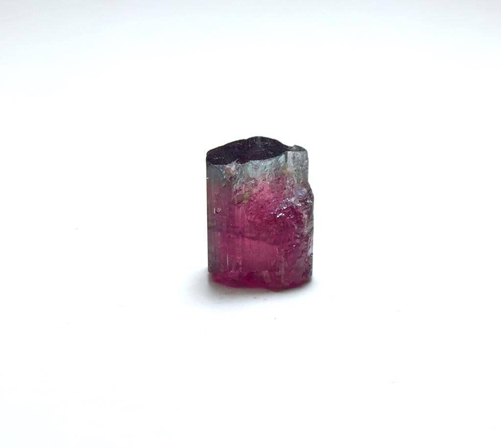 Blue Cap Watermelon Tourmaline Crystal