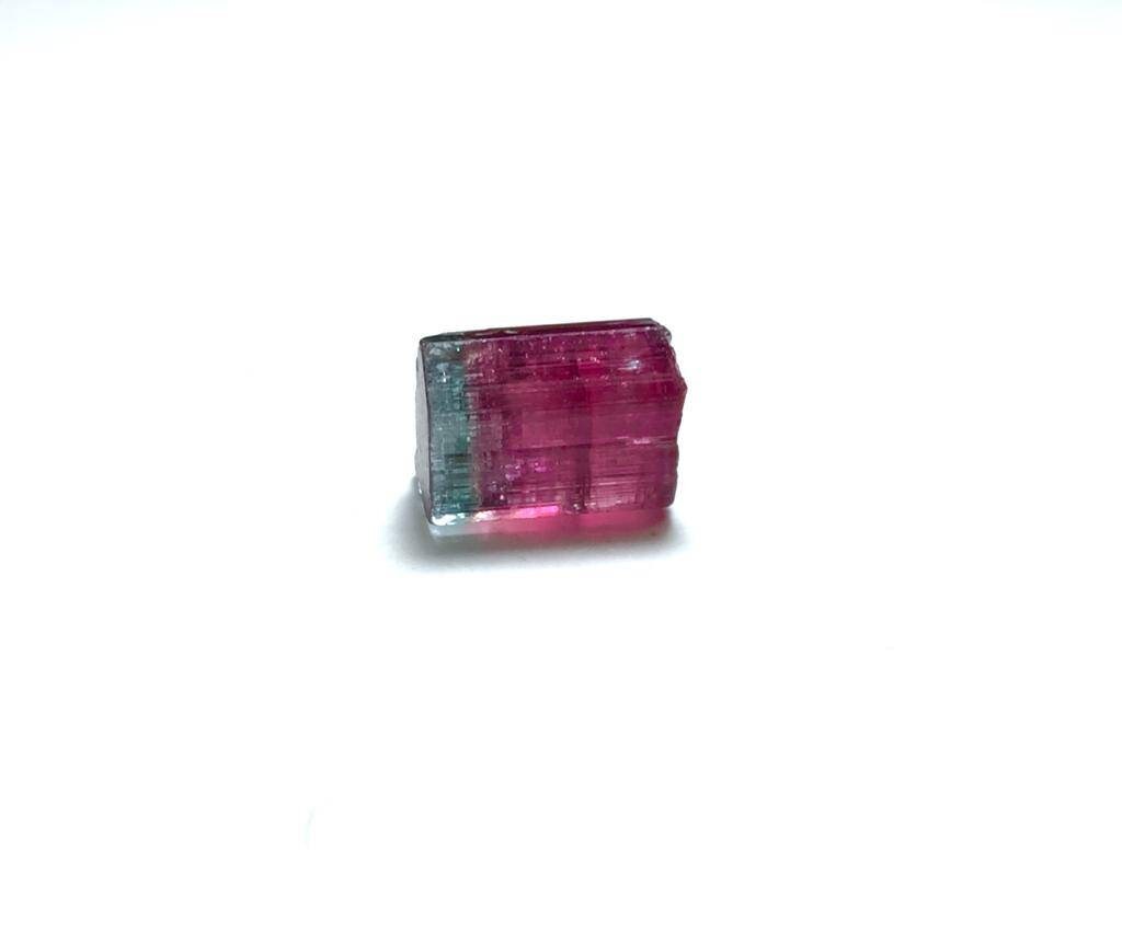 Blue Cap Watermelon Tourmaline Crystal