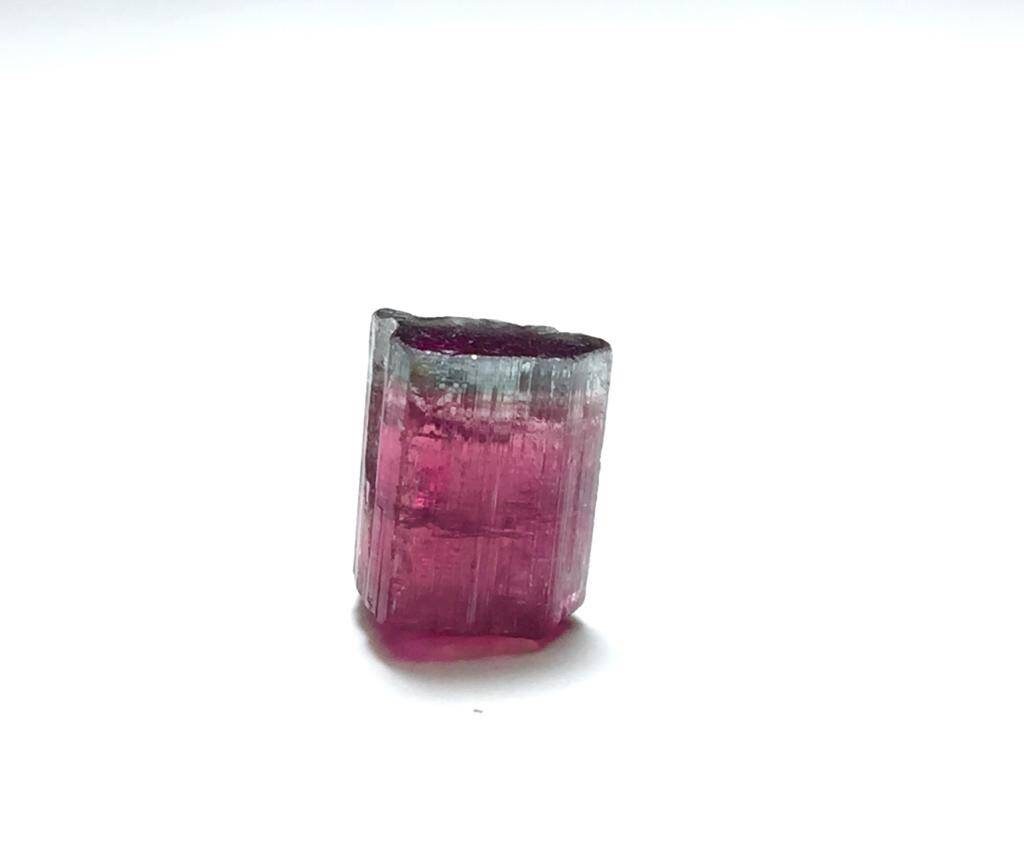 Blue Cap Watermelon Tourmaline Crystal