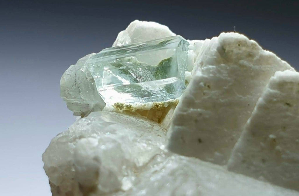 Natural Aquamarine Specimen: 108 Carat Nagar Mine Pakistan