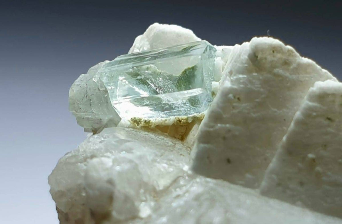 Natural Aquamarine Specimen: 108 Carat Nagar Mine Pakistan