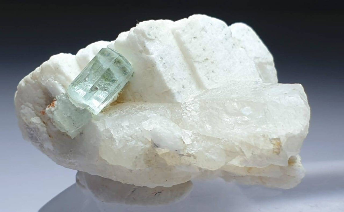 Natural Aquamarine Specimen: 108 Carat Nagar Mine Pakistan