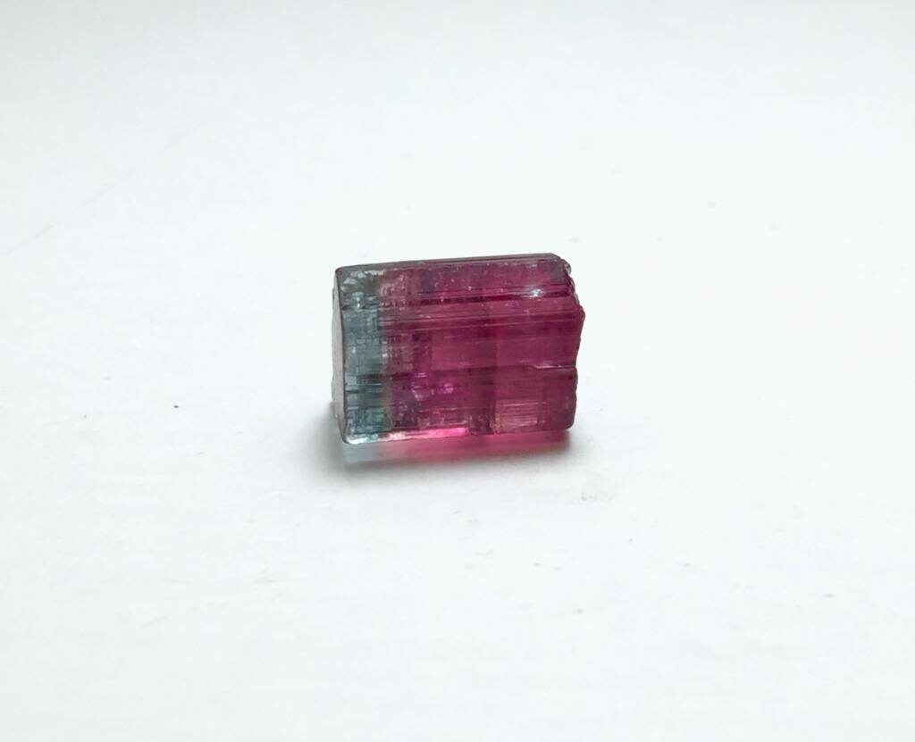 Blue Cap Watermelon Tourmaline Crystal