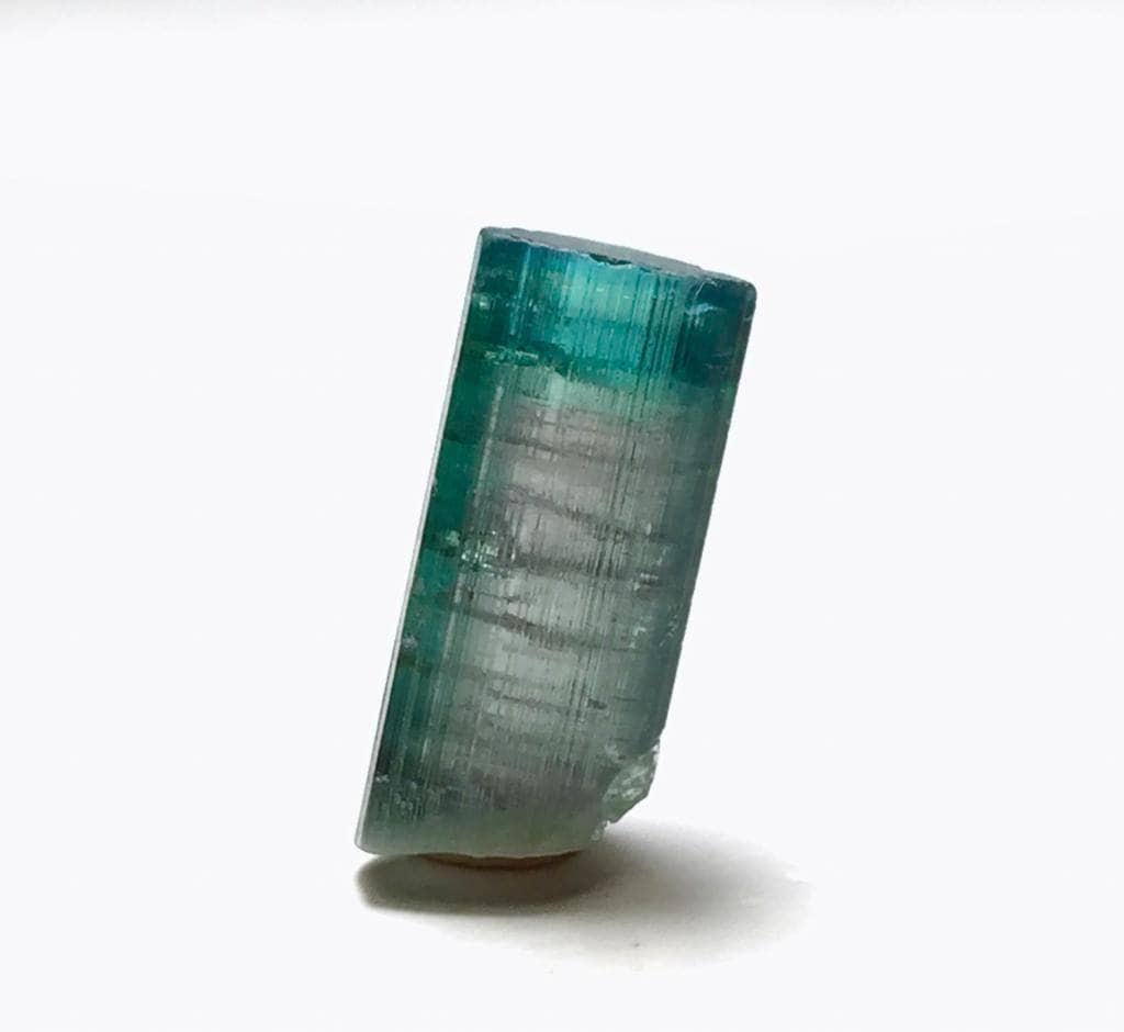 Blue Cap Bi Color Tourmaline Crystal