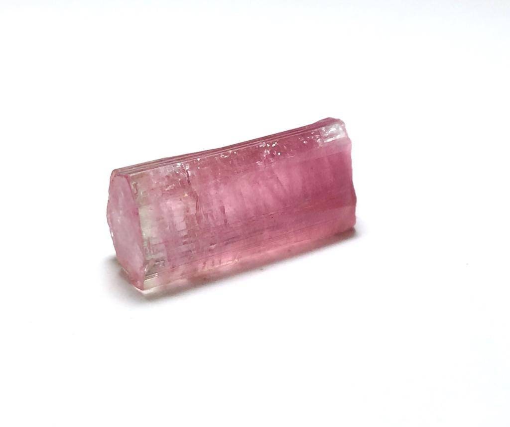 Bubble Pink Bi Color Tourmaline Crystal