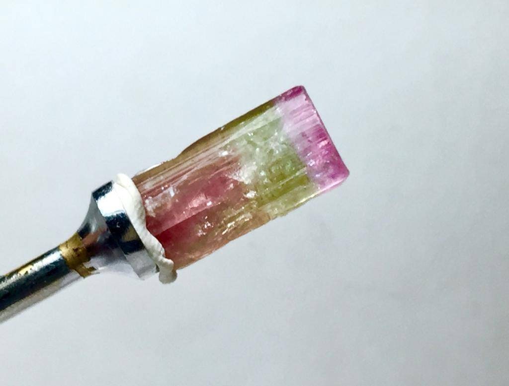 Tri Color Terminated Tourmaline Crystal