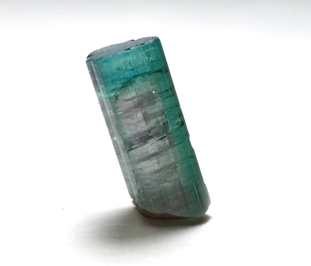 Blue Cap Bi Color Tourmaline Crystal