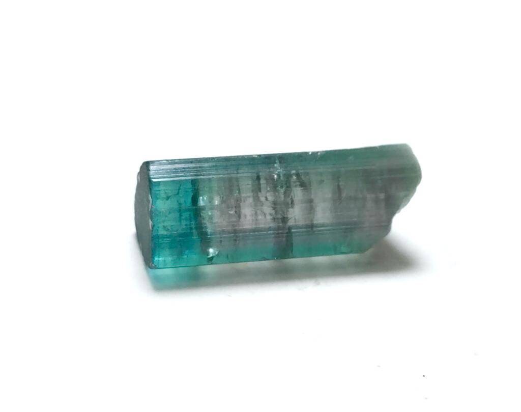 Blue Cap Bi Color Tourmaline Crystal