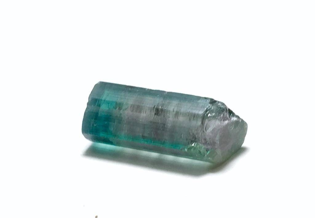 Blue Cap Bi Color Tourmaline Crystal