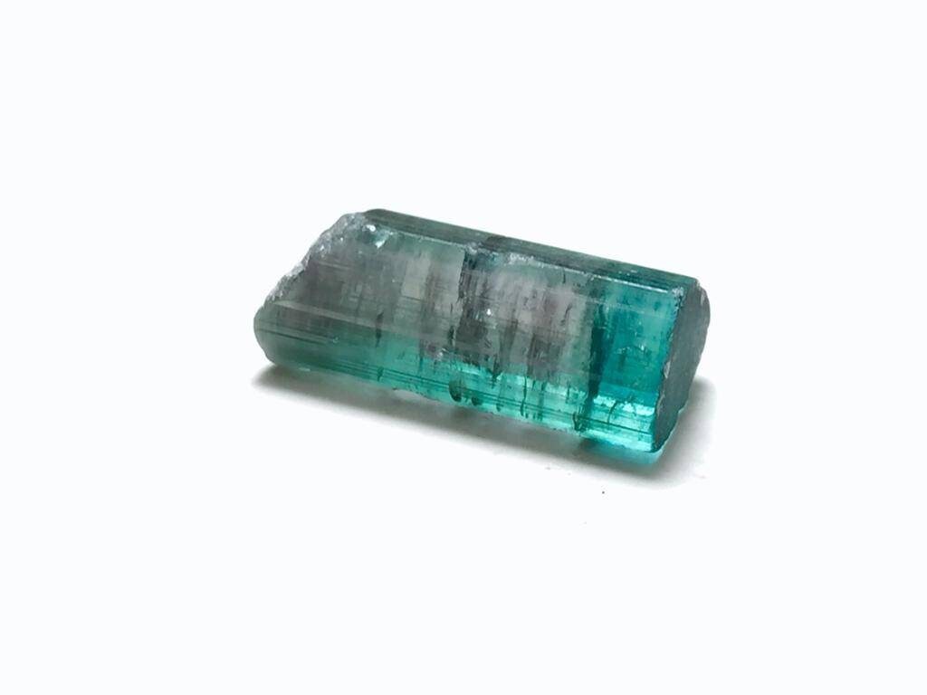 Blue Cap Bi Color Tourmaline Crystal