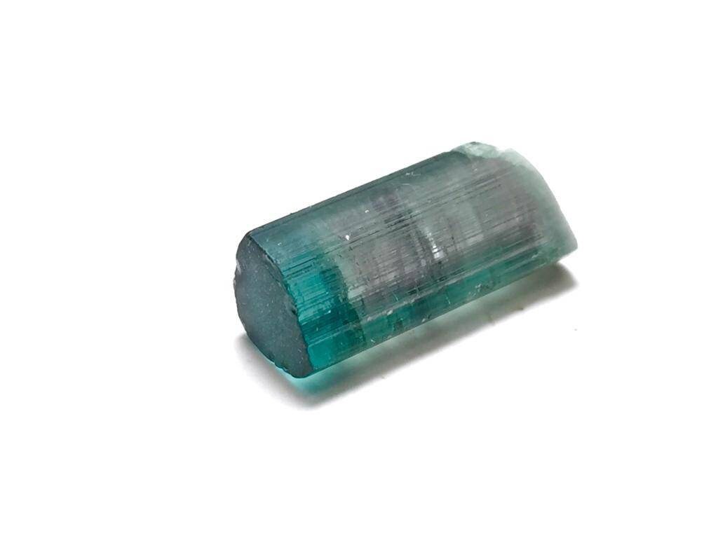 Blue Cap Bi Color Tourmaline Crystal