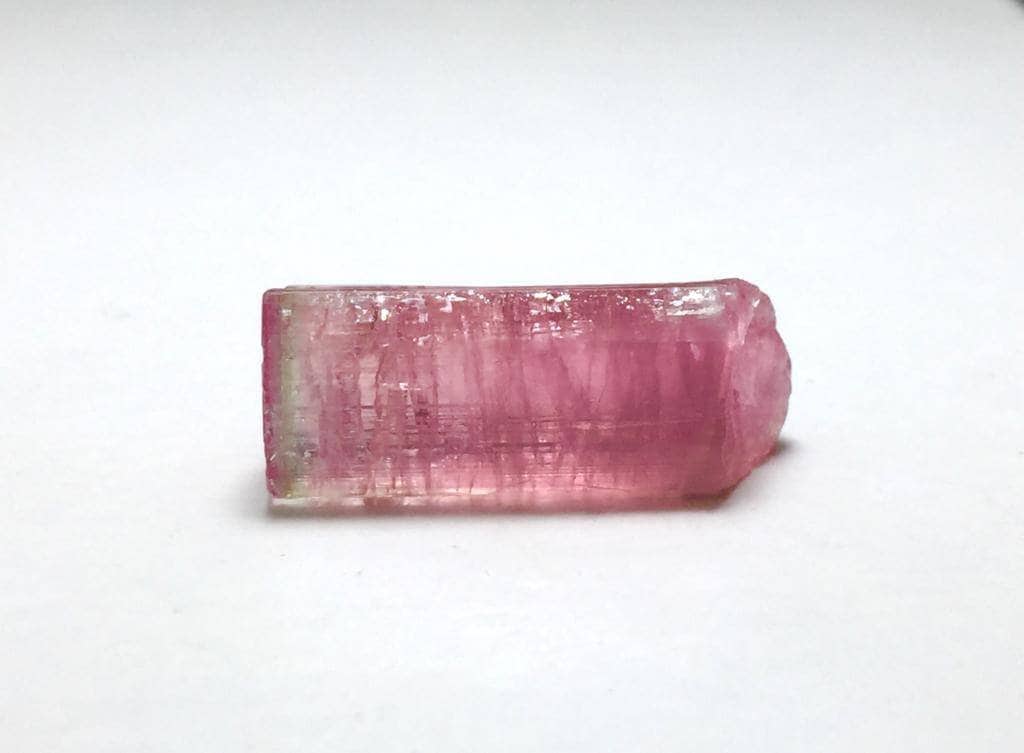 Bubble Pink Bi Color Tourmaline Crystal