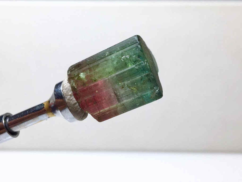 Blue Bi Color Tourmaline Crystal