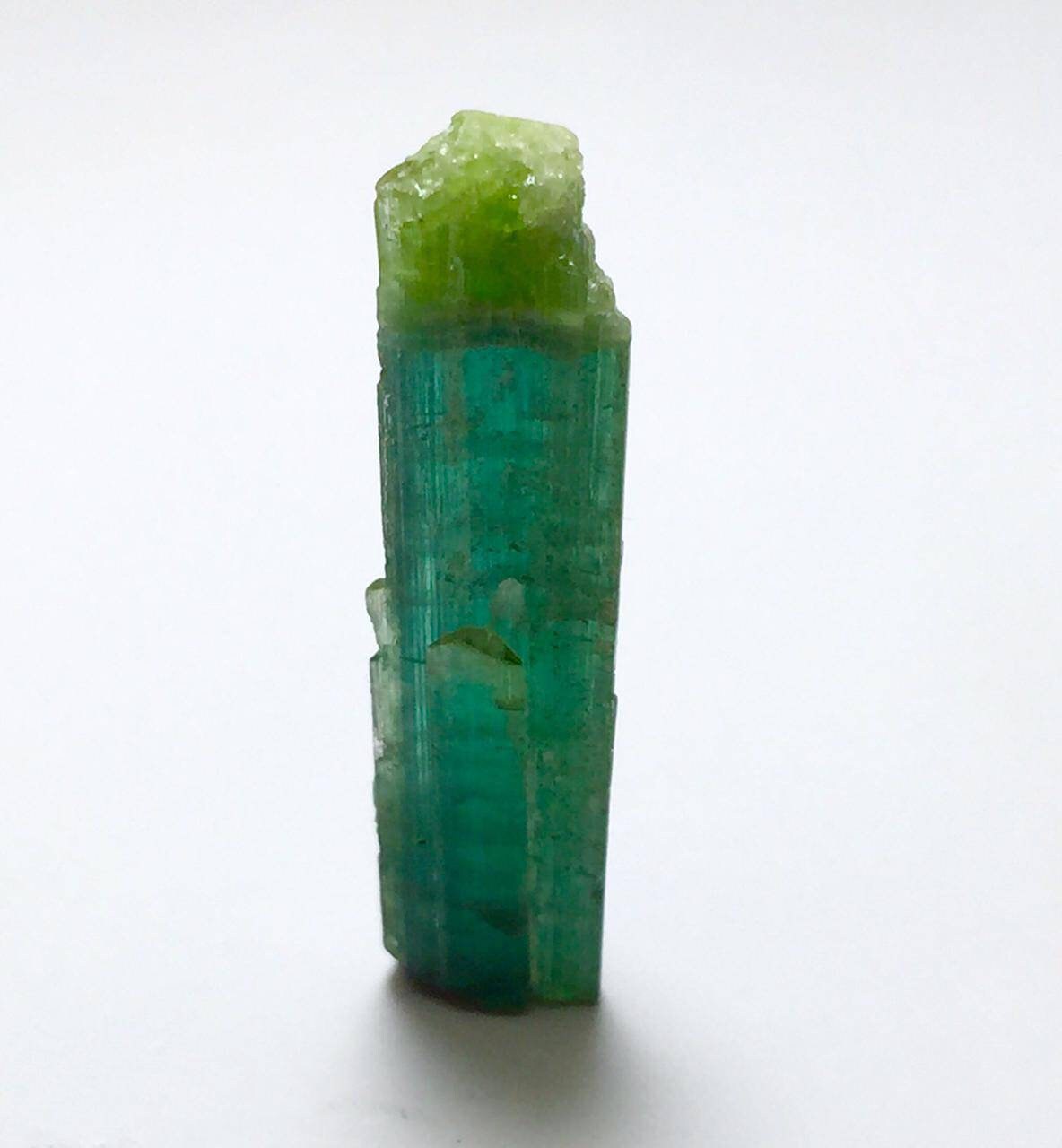 Bi Color Terminated Tourmaline Crystal