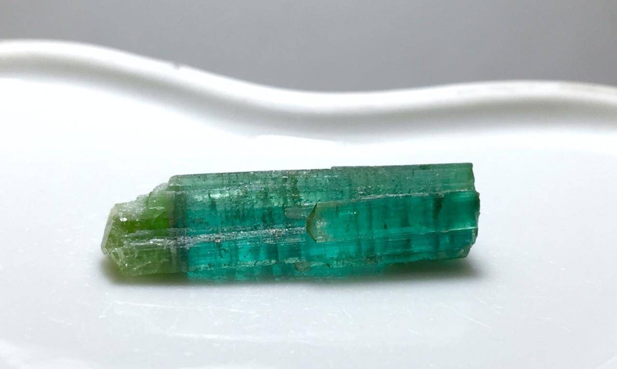 Bi Color Terminated Tourmaline Crystal