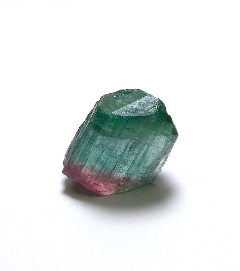 Bi Color Terminated Tourmaline Crystal