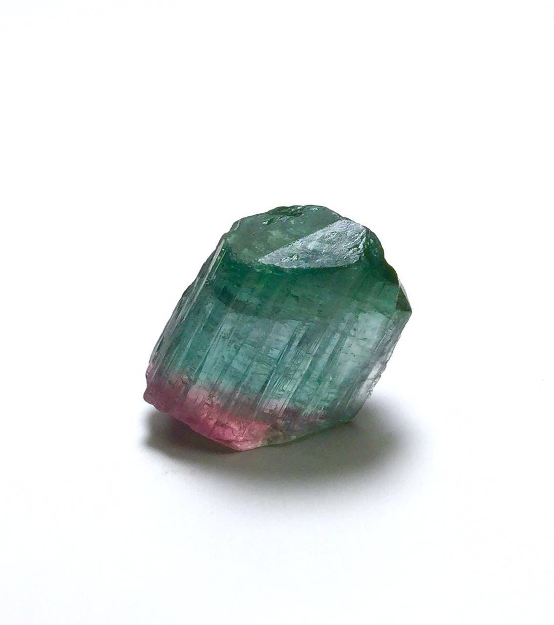 Bi Color Terminated Tourmaline Crystal