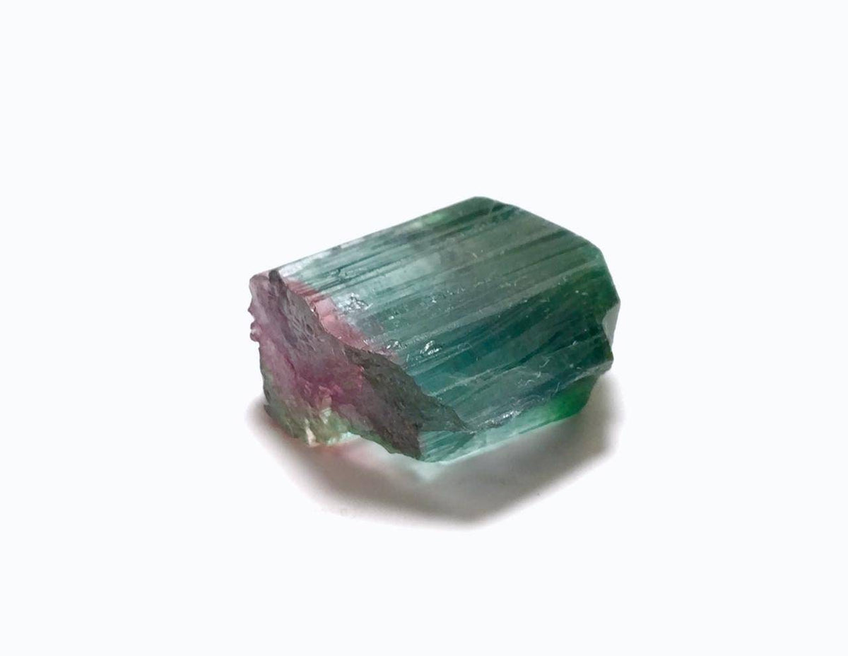 Bi Color Terminated Tourmaline Crystal